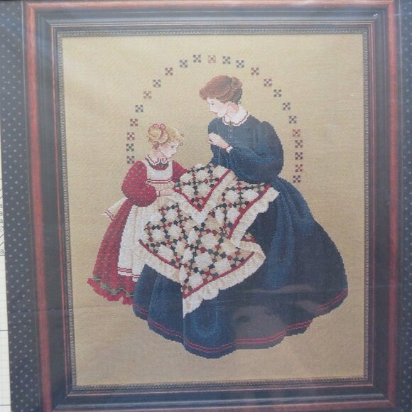The Quiltmaker Lavender & Lace Victorian Designs New Cross Stitch Pattern, 1993 - Picture 2 of 3
